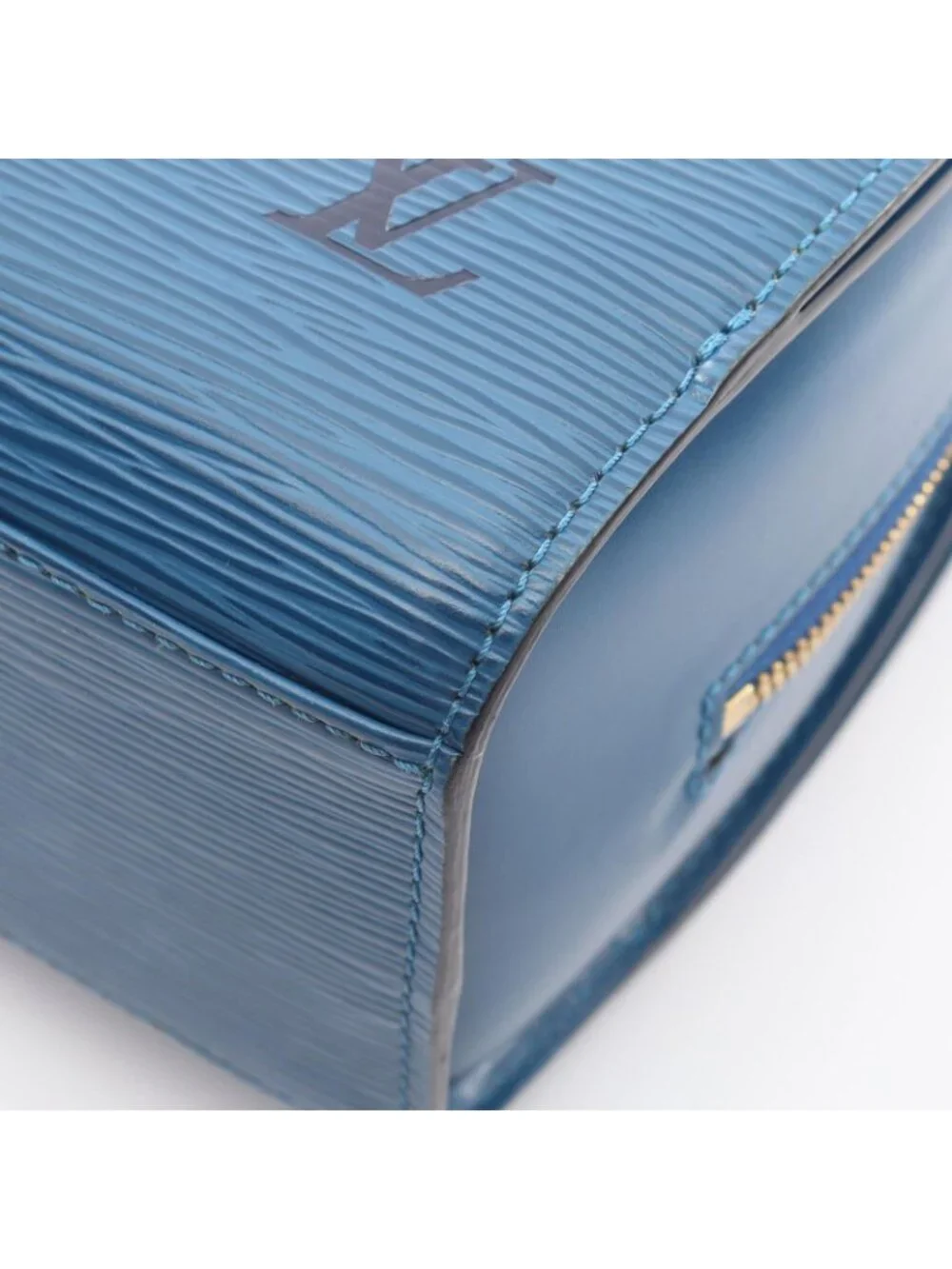 Louis Vuitton Handbag Pont Neuf Toledo Blue Leather
